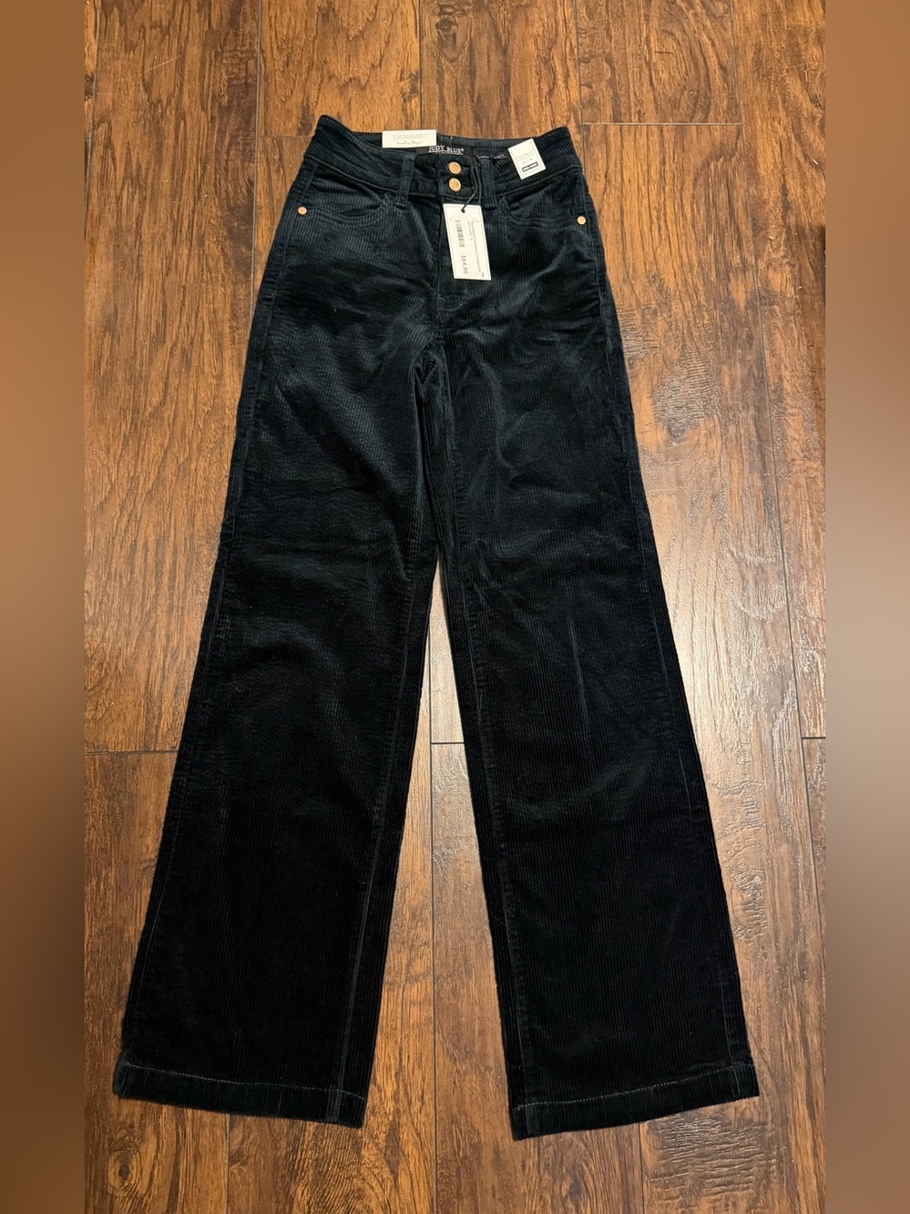 Judy Blue Emerald Corduroy High Waist Wide Leg Pants 0/24 NWT
